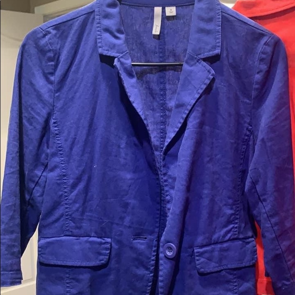 3/4 sleeve blazer